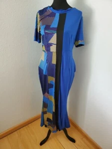 BLUE LONG MAXI DRESS - Picture 1 of 5