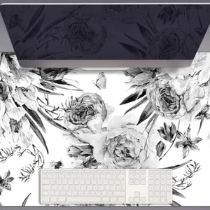 Schreibtisch Auflage Schreibtischmatte für Zuhause Blumenstrauß 90x45 - Bild 1 von 4