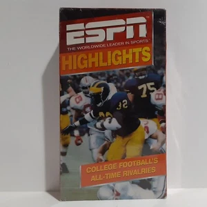 NEW ESPN Highlights College Football All-Time Rivalries VHS SEALED-NEW - Picture 1 of 7