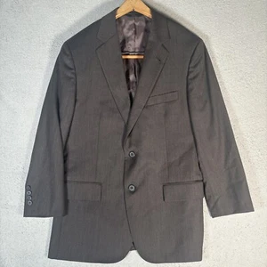 Brooks Brothers “346” Blazer Sport Coat Jacket Black Wool Size 40S Herringbone - Picture 1 of 14
