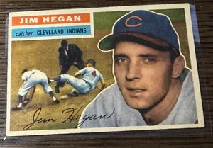 1956 Topps Set-Break # 48 Jim Hegan - White Back - Free Shipping - Picture 1 of 2
