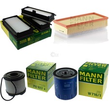 MANN FILTER inspection package filter set for Fiat Scudo box 2.0 JTD Citroën