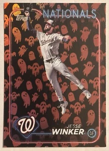 2024 Topps Update Halloween Foil Card#US-164 Jesse Winker Washington Nationals - Picture 1 of 6