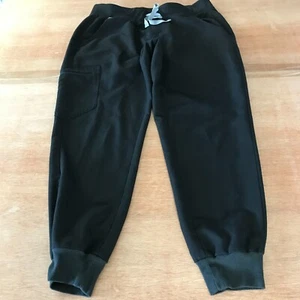 Pantalones Médicos Figs Zamora Jogger Mujer M Negros Tiro Medio Cremallera Bolsillo Corbata Cintura - Imagen 1 de 16