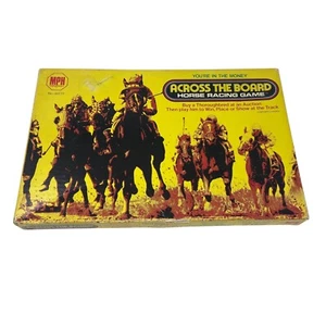Vintage 1975 Across the Board Horse Racing Game - 100% Complete MPH Company - Picture 1 of 4