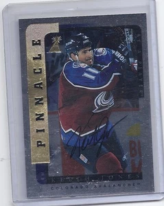 1996-97 BE A PLAYER KEITH JONES AUTOGRAPH SILVER AUTO 194 COLORADO AVALANCHE - Picture 1 of 1