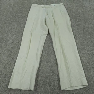 Polo Ralph Lauren Hose Herren 36x34 Flatfront Chino 100% Leinen - Bild 1 von 16