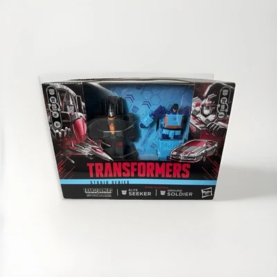 Transformers Studio Series Mtmte Devastation Ground Soldier & Elite Seeker paquete de 2 Foto 1 de 4