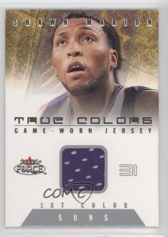 2001-02 Fleer Force True Colors Jerseys 1st Color /400 Shawn Marion #TCSM2[1] - Image 1 of 2