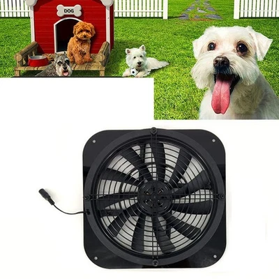 26 5 Diameter Solar Ventilation Fan for Small Greenhouses Chicken Coops - image 1 of 4