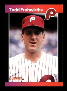 TODD FROHWIRTH ⚾ 1989 Donruss Baseball #587 Philadelphia Phillies - Picture 1 of 2