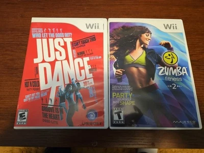 Nintendo Wii Just Dance, Zumba Fitness 2 (CIB, probado y funcionando) Foto 1 de 4