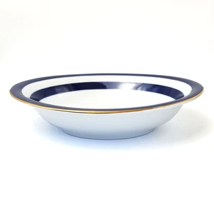 Ralph Lauren Spectator Cadet 9" Gemüseschale Portugal Navy Stripes Gold LESEN - Bild 1 von 9