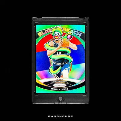 1/1 NIKOLA JOKIC 🔥 SERBIAN JOKER GREEN PRIZM SSP 🔥 NEW PENINI: ONE OF ONE ART - Image 1 of 4