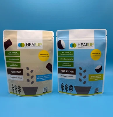 💚2 für 1 Aktion💚 Porridge mit Präbiotika: Kokos Vanille + Schoko Nuss 🌾 - Bild 1 von 4