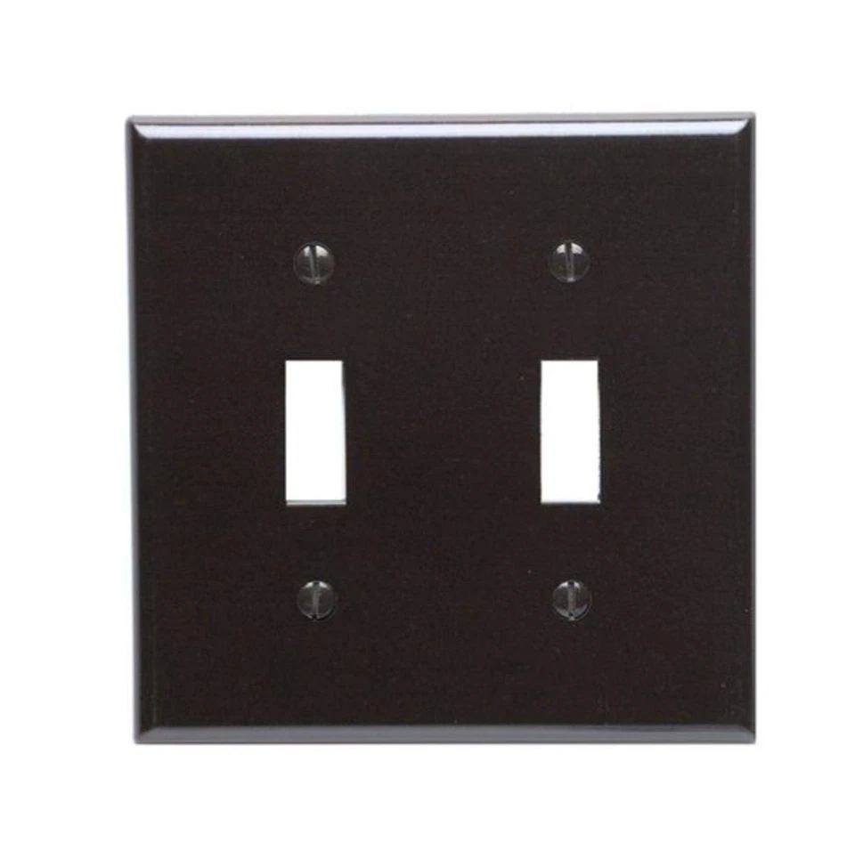 Interruptor de dispositivo de palanca de 2 velocidades Leviton montaje en dispositivo placa de pared termoestable, soporte... Foto 1 de 1