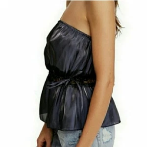 Top a tubino Free People Tellin You blu taglia S - Foto 1 di 8
