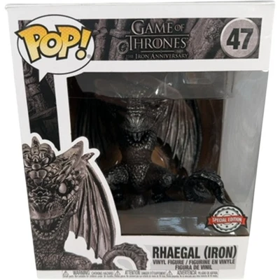Funko Pop Game Of Thrones Iron Rhaegal Iron #47 6" Vinyl Figure Special Edition - Image 1 of 4
