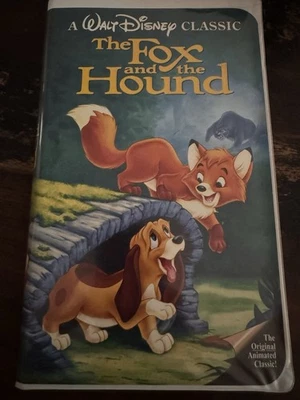 Disney The Fox and the Hound VHS (1994) Black Diamond Classics Rare Collectible - Image 1 of 4