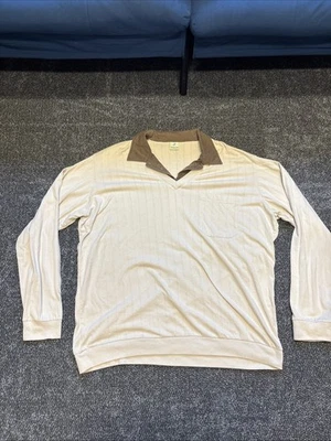 Vintage 1980s Tag Haband Old Money Sweater Polo Size 2XL - Image 1 of 4