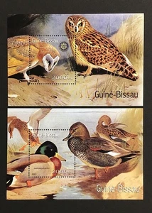 Guinea Bissau 2001 MNH ** birds duck owl sheet - Bild 1 von 1
