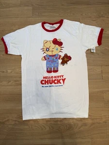 Camiseta Hello Kitty Chucky MEDIANA Universal Studios BNWT - Imagen 1 de 2