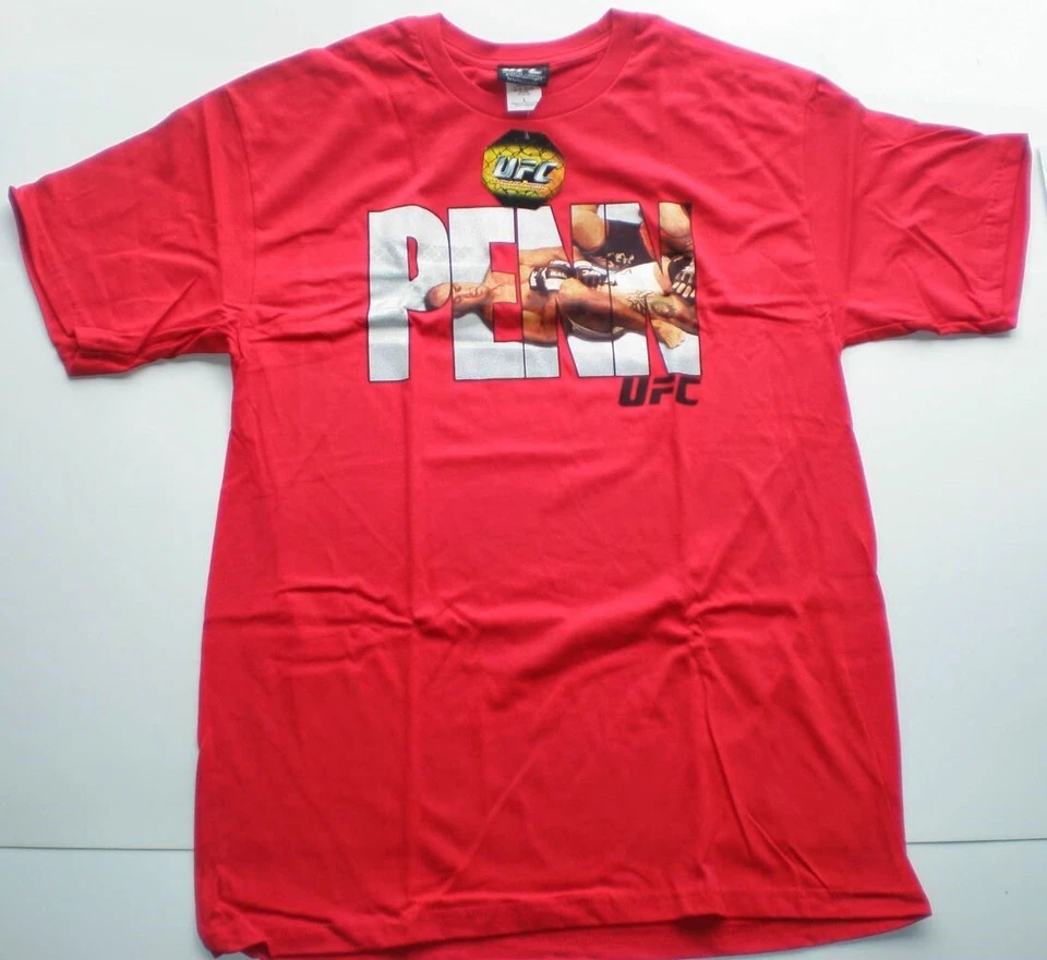 PENN UFC Signature Men's T-shirt L LARGE Red UFC UF 04686124 - Image 1 of 1