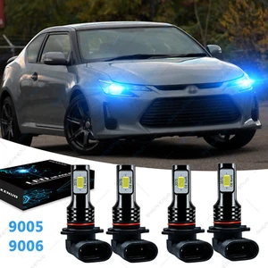 8000K Ice Blue Front LED Headlight Bulb High & Low Beam for Scion tC 2005-2013 - Picture 1 of 11