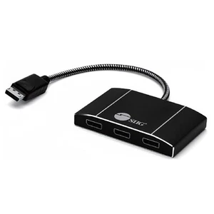 SIIG Triple 4K DisplayPort 1.4 to DisplayPort MST Hub Splitter (CE-DP0P11-S1) - Picture 1 of 11