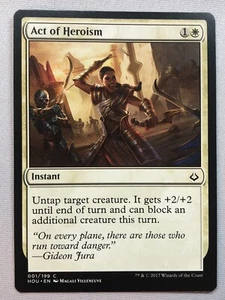 MTG Hour of Devastation Act of Heroism 1/199 NM/M - Picture 1 of 1