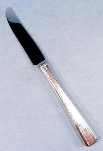 Grenoble Silverplate Dinner Knife Heirloom Plate Prestige 1938 Modern Hollow - Picture 1 of 4