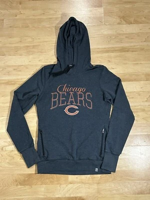 Sudadera con capucha para mujer Chicago Bears 47 Brand talla pequeña Foto 1 de 4