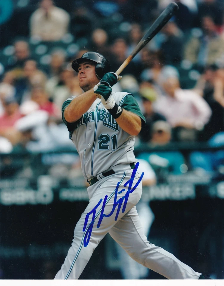 TY WIGGINTON  TAMPA BAY RAYS  ACTION SIGNED 8x10 - Image 1 of 1