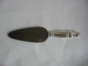 Servidor de pastelería estilo danés de colección 10" hoja de acero inoxidable mango HH esterlina - Imagen 1 de 7