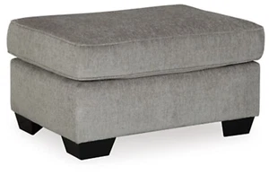 Signature Design by Ashley Contemporary Altari Ottoman Chenille Alloy - Picture 1 of 7
