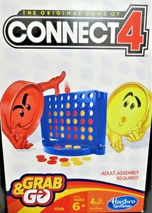 Connect 4 Game NEW! Grab & Go Hasbro Games Age 6 Original Game Kids   - Picture 1 of 5