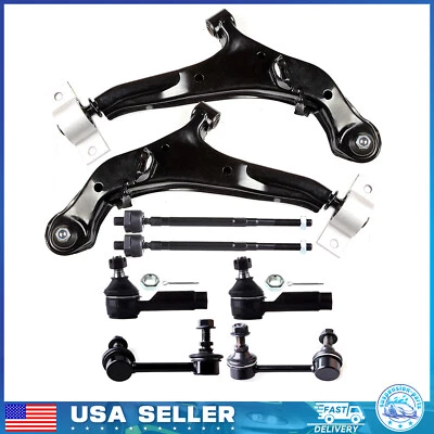 8x Brazo de control inferior delantero barra estabilizadora extremo para Nissan Máxima Infiniti I35 2000-2004 Foto 1 de 4