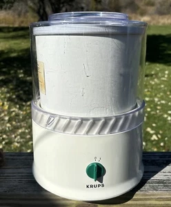 Krups Ice Cream Maker 337 La Glaciere 1 Quart Automatic Electric Italy - Picture 1 of 13