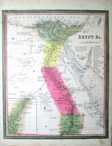 1846 EGYPT * MITCHELL/TANNER Excellent ORIGINAL - Picture 1 of 2