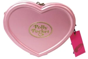 Bolso de Mano/Cartera Bandolera Polly Pocket Rosa Iridiscente NUEVO con Etiquetas - Imagen 1 de 7