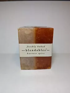 Pier 1 Freshly Baked Blendables Harvest Spice Candle Square Pillar Candle 4inch - Picture 1 of 3