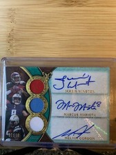 Triple Relic Autograph Topps Triple Threads 2015 NFL