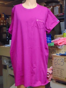 Champion Dress Womens Moisture Wicking 2X fuchsia T-Shirt dress great nightshirt - Picture 1 of 3