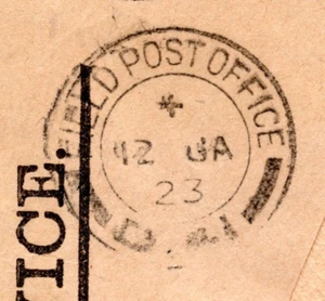 GB IRELAND Transition Era 1923 Cover MILITARY *FPO D.41* Belfast Official CC47 - Picture 1 of 9