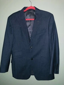 Vitarelli italian blazer Size 36S - Grey color with purple stripes - Picture 1 of 12