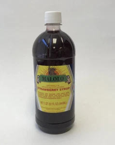 Malolo Strawberry Syrup 32 Oz Bottle (Pack Of 2) - Picture 1 of 1