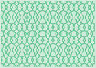 Self Adhesive Dolls House Wallpaper (MATTE) Green geometric Free Postage