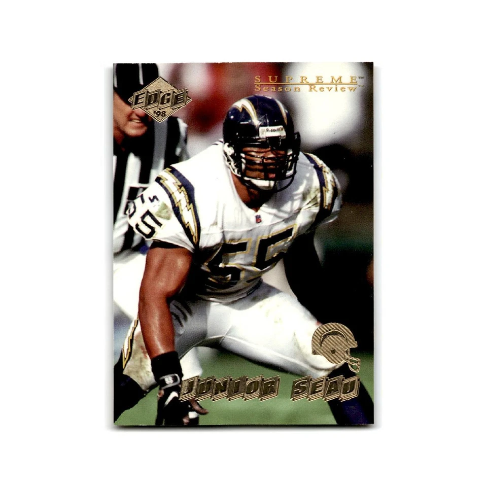 Junior Seau 1998 Collector's Edge Supreme Season Review #151 NM - Image 1 of 3