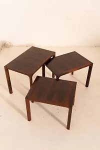 Rosewood nesting tables by Kai Kristiansen - Danish Mid Century Restored - Picture 1 of 9