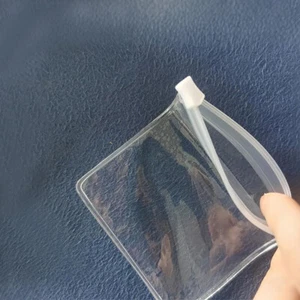 5Pcs/Set Zippered Pill Pouch Slide Lock Clear Plastic Mini Bags Travel-Friendly - Bild 1 von 9